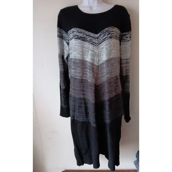 Apt. 9 | Dresses | Apt 9 Fit Flare Sweater Dress Women Black Red Gray Longsleeve Soft Crew Large | Poshmark Apt. 9 | Dresses | Apt 9 Fit Flare Sweater Dress Women Black Red Gray Longsleeve Soft Crew Large | Poshmark